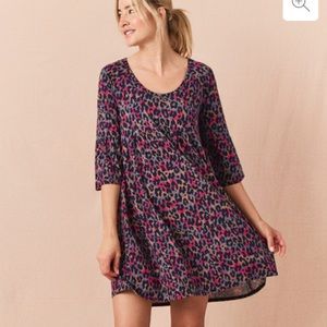 Revive flutter sleeve dress nwt